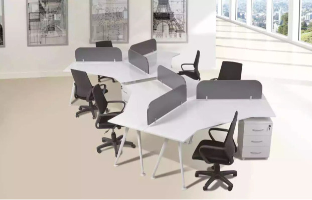Large Study room Table Office furniture Office Furnishings Workplace Wood