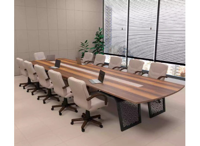 Large Wood Conference table Office Furnishings meeting table Tables Meeting