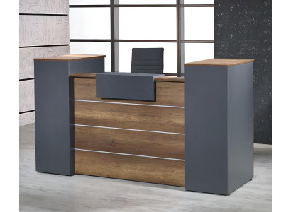 Reception Reception Desk Reception Desk Office Hotel Wood Gray Table
