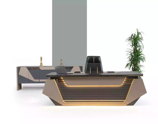 Luxury executive desk Table xxl 260x100 Designer Furnishings Modern Tables