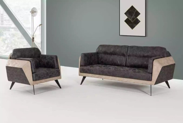 Modern sofa set three-seater couch armchair fabric furniture new set design 3+1