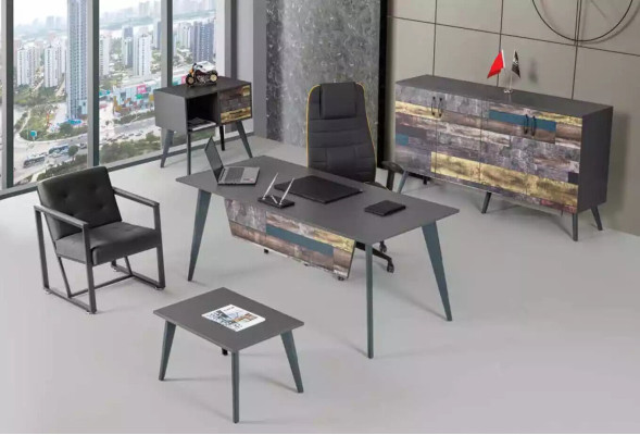 Study room Set Complete e Office furniture Desk Office cabinet luxury