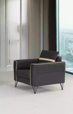 Couch set Upholstered furniture Three-seater Armchair Designer Textile Furniture 2-piece 3+1