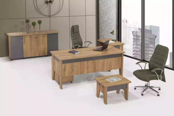 Wooden furniture Study room Set Office furniture Desk Office cabinet 4 pieces