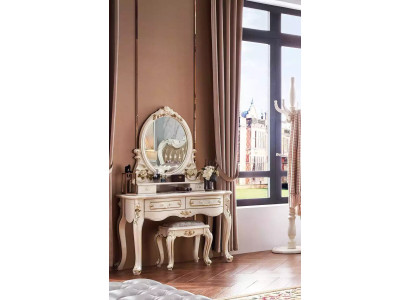 Schick Classic r Bedroom Set Dressing table with Mirror + Stool 2-piece
