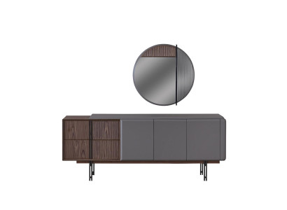 Exclusive Dining room Set Consists of 2 pieces. Sideboard and Mirror novelty