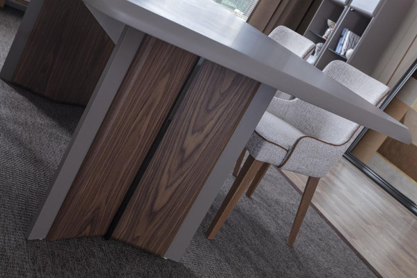 Designer Dining table Modern Furniture in Dining room Gray Exclusive Novelty