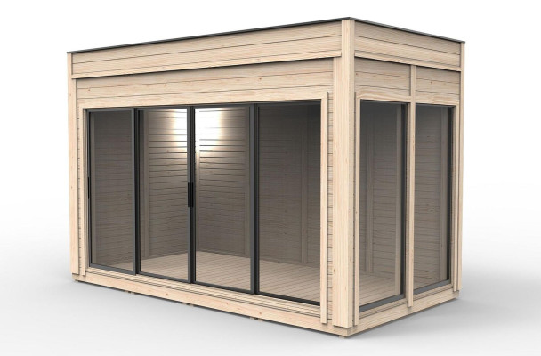 Camping house, wooden house, garden house, holiday home, luxury wood house