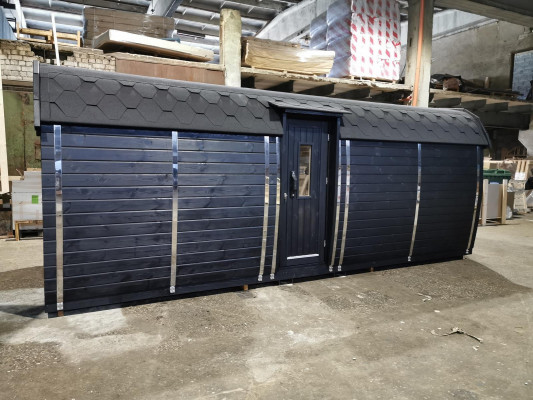 Wooden sauna outdoor sauna Wood Pine wood sauna house panorama room 590x230x260
