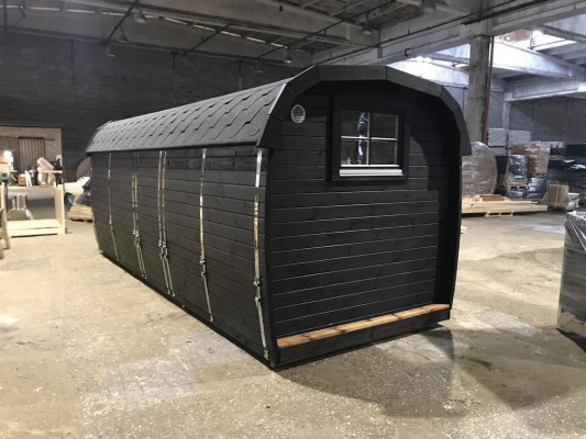 Wooden sauna outdoor sauna Wood Pine wood sauna house panorama room 590x230x260