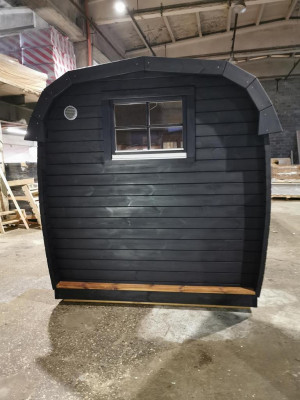 Wooden sauna outdoor sauna Wood Pine wood sauna house panorama room 590x230x260