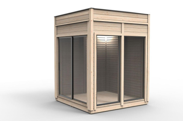 Camping house, wooden house, holiday house, garden house, house, garden 245x245x318