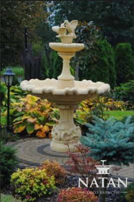 Decorative fountain fountain fountain garden decoration fontaine pond pigeons bird