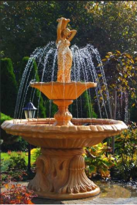 Fountain Garden Pond Fountain 215cm Stone Fountain Garden Fountain Fontaine new