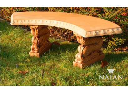 Bench seat Furniture Patio Garden Quiet Corner Concrete Seat Stool Roman