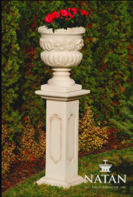 Flower Basket Box Flowers Vase Vessel Garden Patio Decoration Statue Figures