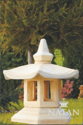 Outdoor lamp lantern lamp patios stone sculpture light fixture lighting garden