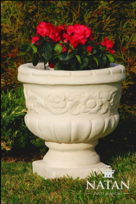 Flower Basket Flowers Vase Vessel Garden Patio Decoration Statue Figures Box