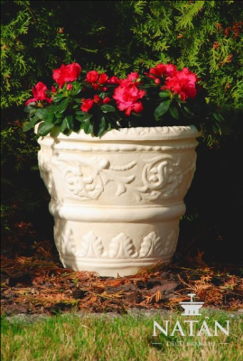 Flower basket flowers vase vessel garden decoration statue figures box patio