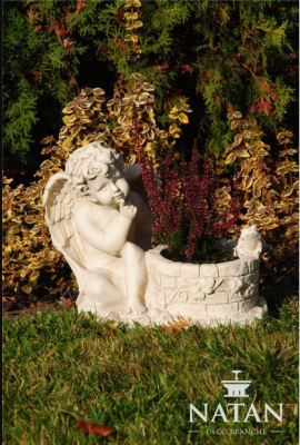 Box Flowers Pot Planter Grave Jewelry Garden Decoration Statue Stone