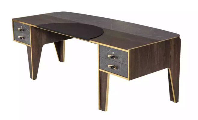 Desk with drawers Study room furniture Table Luxury Office 220x95