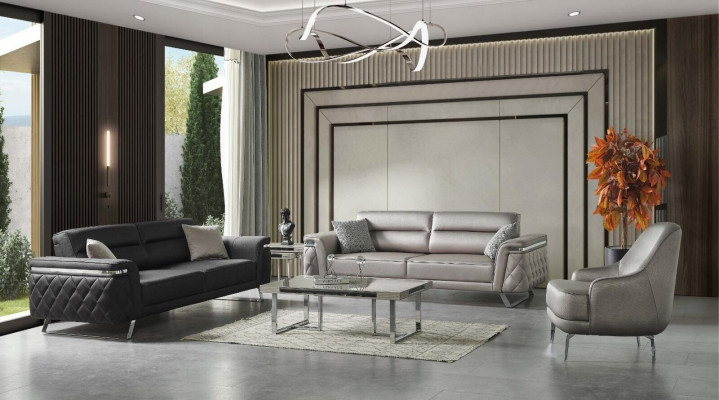 Luxury sofa set three seater armchair fabric sofa gray upholstered sofa sofas
