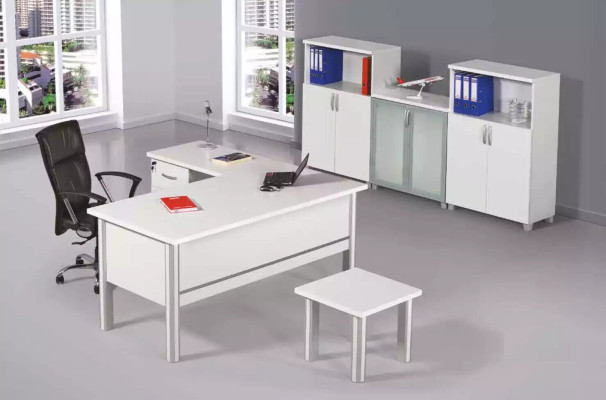 Helle Büro Furniture Office Furnishings Table Coffee table Filing cabinet 3-piece