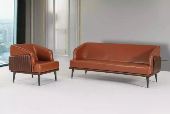 Designer Office furniture Upholstered Sofas Luxury Two-seater Couch Office Seater