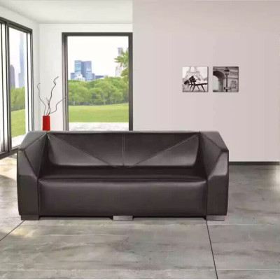 Black three-seater Study room furniture Textile Couch Luxury Designer Sofa