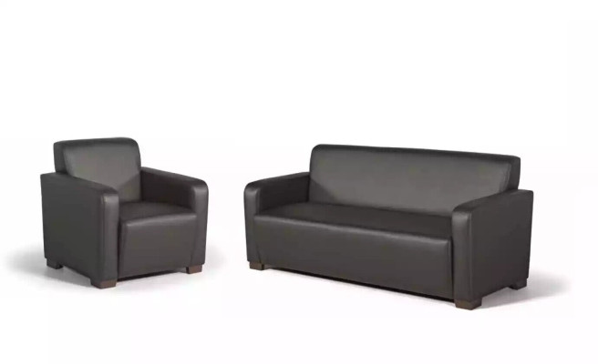 Black Armchair Office Furniture Modern Designer Seat Textile Study room