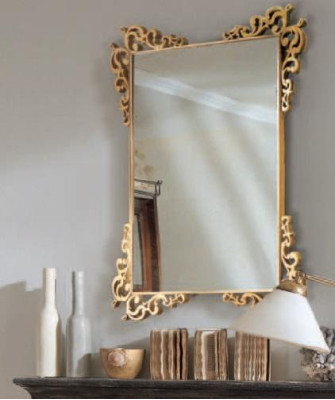 Wall mirror gold baroque Mirror antique Mirror Italian Furniture Living room new
