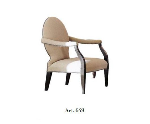 Living room Textile Fabric Beige Classic Furniture Armchair Modern Lounge Club new