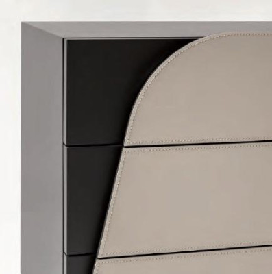 Bedroom Bedside table with 3 drawers Wood Italian Furniture Design Bizzotto