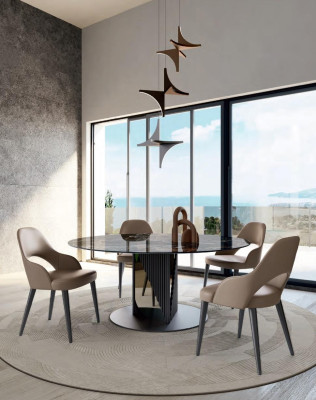 Chair Luxury Dining room chair Bizzotto Designer Furniture Chairs Furnishings Wood new