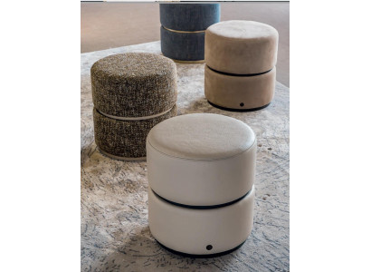 Stool Footstool Living room Furniture Set Upholstery Design Bizzotto Italian Furniture