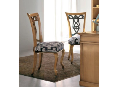 Real wood Chairs Dining room Design Chair with carved patterns Recliner Furniture