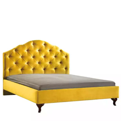 Chesterfield yellow bed for the bedroom beds double bright luxury