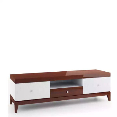 TV lowboard in the living room TV stand luxury living room furniture wood TV cabinet