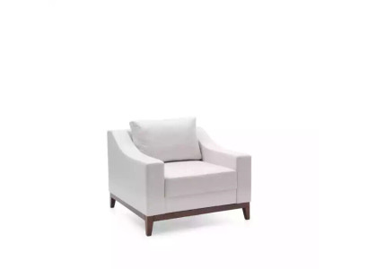 Armchair White Scandinavian Upholstered Chair TV Chair Lounge Club Furniture
