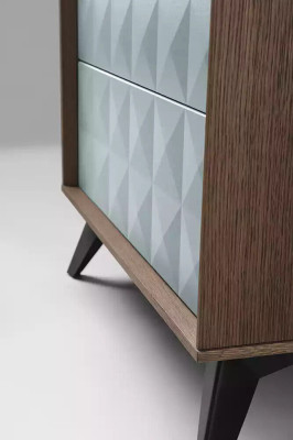 TV lowboard Lowboard Wall unit Modern Design Sideboard Wood