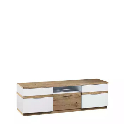 TV stand television wall wall unit low board white high gloss tv stand