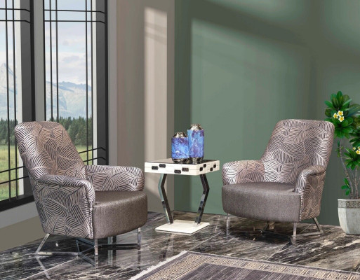 Luxurious Living room Modern Furniture Set 2x Armchair in the Living room Relax Lounge