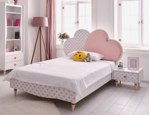 Luxury Beds Childrens bed Childrens room Bed Childrens bed Furniture Wood White new