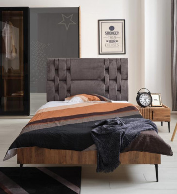 Luxury Bedroom Bedside table Beds Bed 2pcs Complete Set Design Furnishings