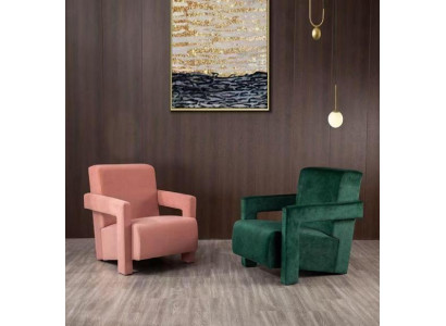 Modern Armchair TV Couch 1 Seater Sofa Textile Fabric Couches 2x Armchair