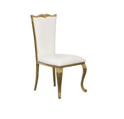 luxurious Chair White new Chairs upholstered chair Armchair Metal stylish design