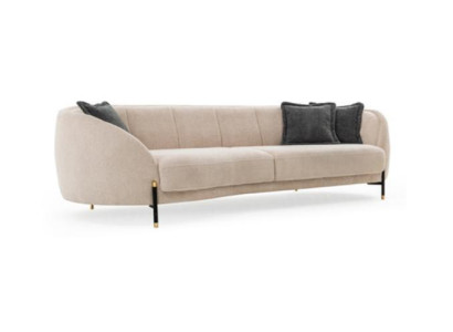 Couch Upholstery Beige Design Sofa 4 Seat Sofas Textile Design Sofa Furniture new