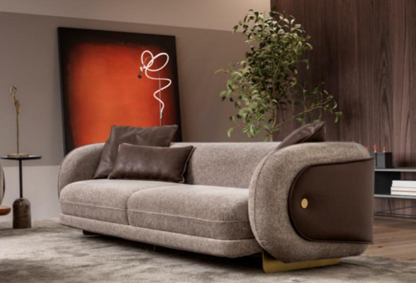Living room Textile Sofa 4 Seater Luxury Furniture Seat Design Couch Lounge new