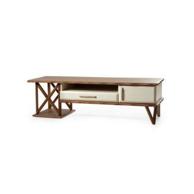 Modern TV Lowboard for Living room Stylish Brown Color Perfect novelty
