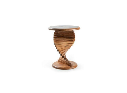 Modern Side table with wooden top in Barun Color Living room Round new